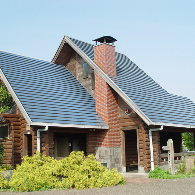 Black Solar Flat Roof Tile