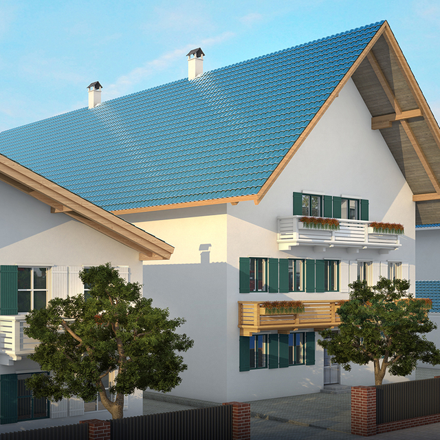 Solar Triple-arch Roof Tile